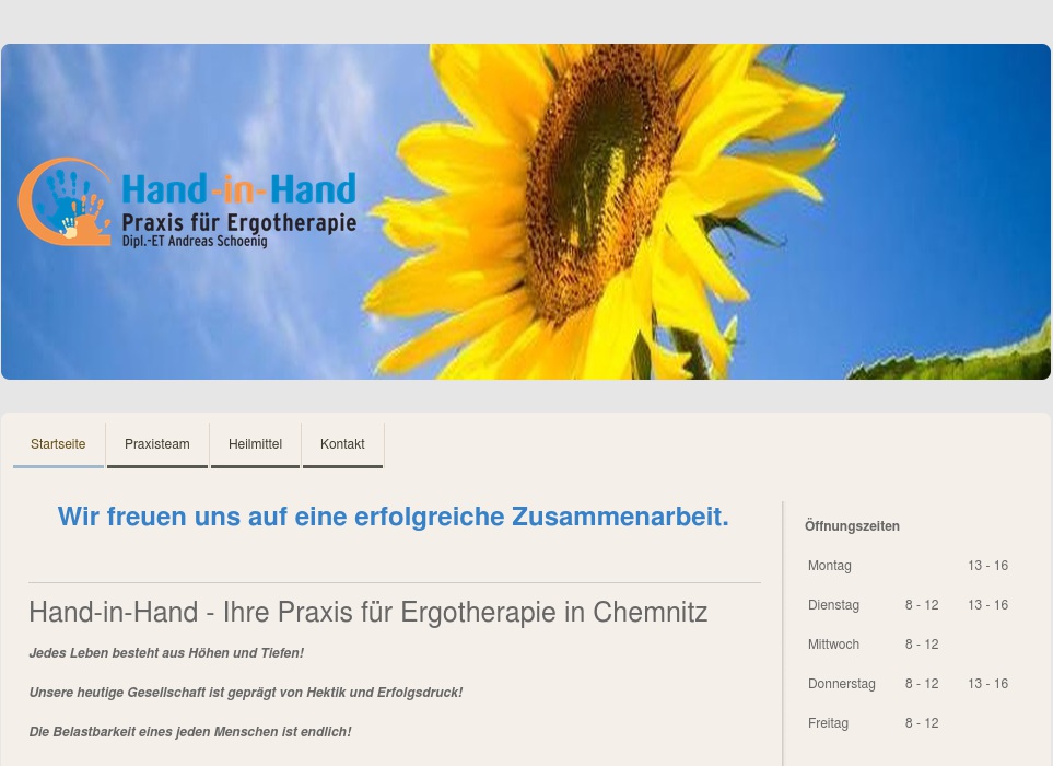 Ergotherapie Hand in Hand Andreas Schoenig