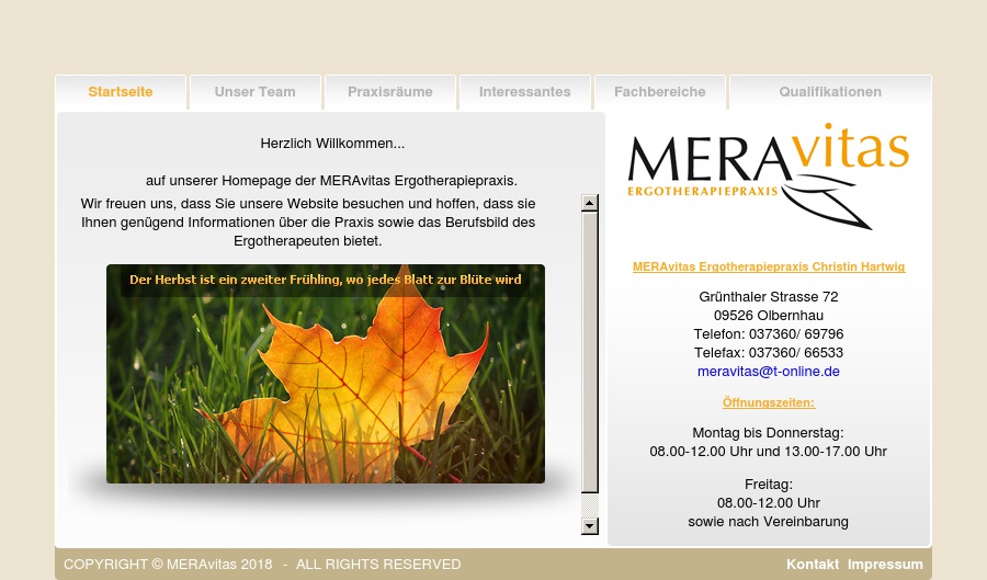 MERAvitas Ergotherapiepraxis Christin Hartwig