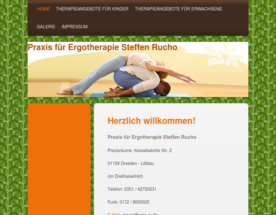 Ergotherapie im Dreikaiserhof Steffen Rucho
