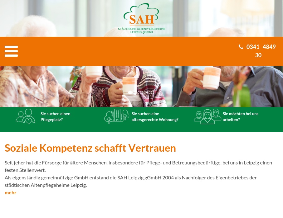 Städtische Altenpflegeheime Leipzig gGmbH, SAH Naunhofer Str.