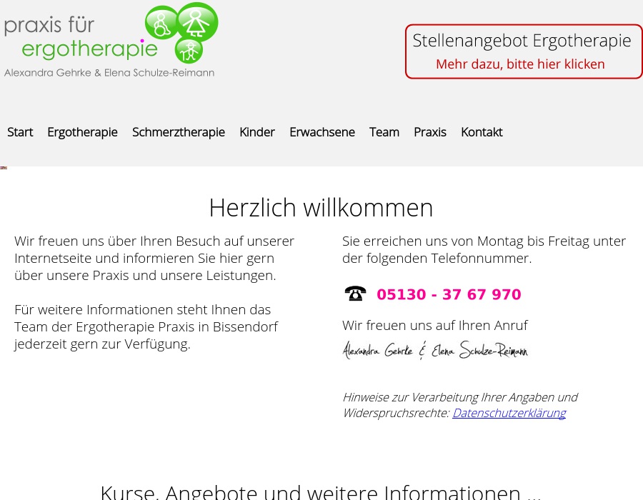 Gehrke A. & E. Schulze-Reimann Praxis für Ergotherapie