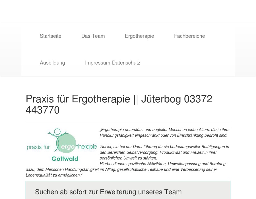 Gottwald Praxis für Ergotherapie