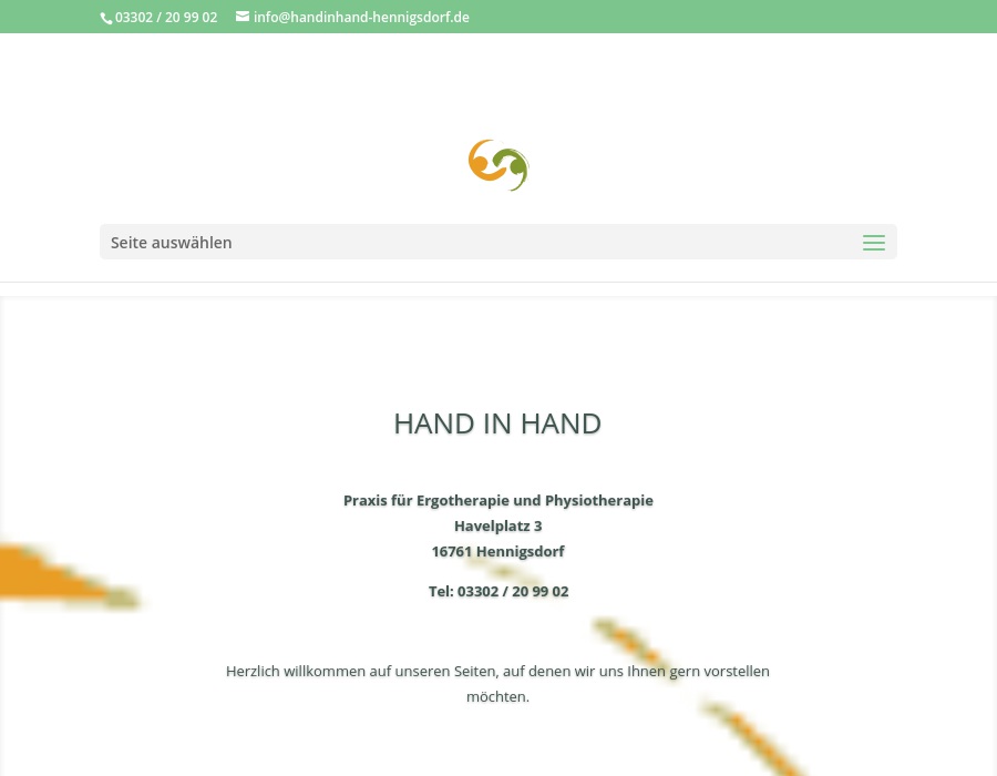 Hand in Hand Praxis für Physio- und Ergotherapie Ergotherapeutische Gemeinschaftspraxis