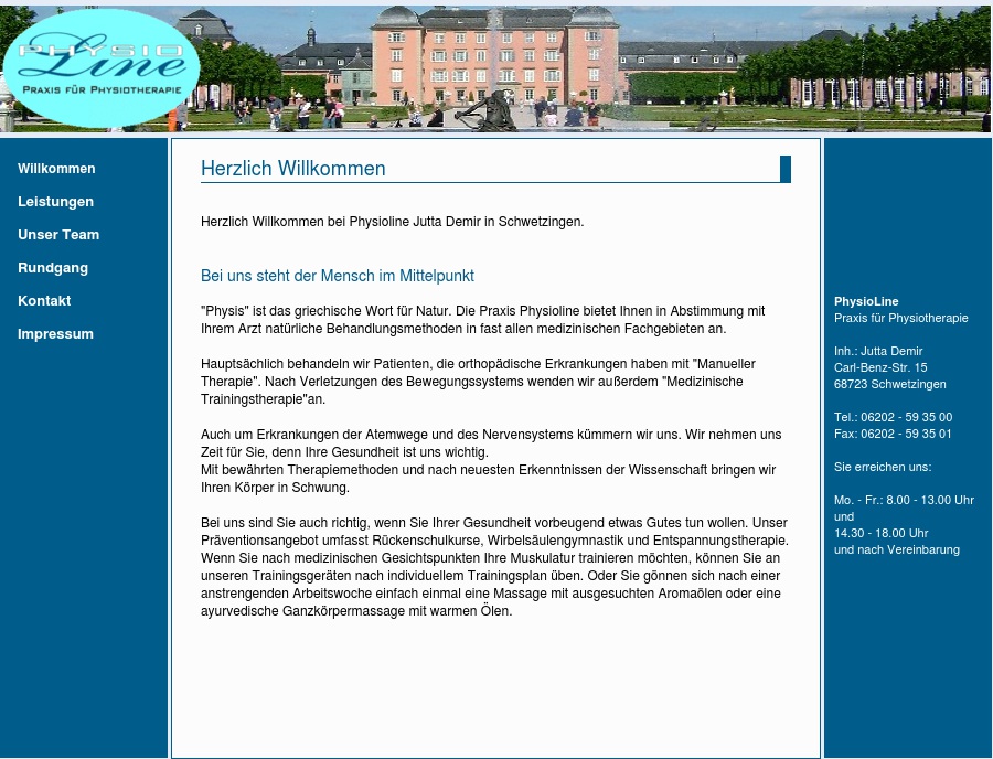 PHYSIO LINE Praxis für Physiotherapie