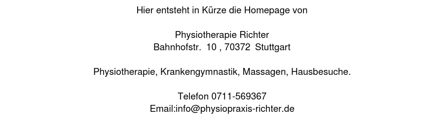 Krankengymnastik Richter