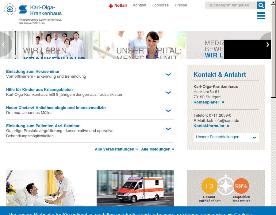 - Am Karl-Olga-Krankenhaus - ZfP Zentrum für Physiotherapie