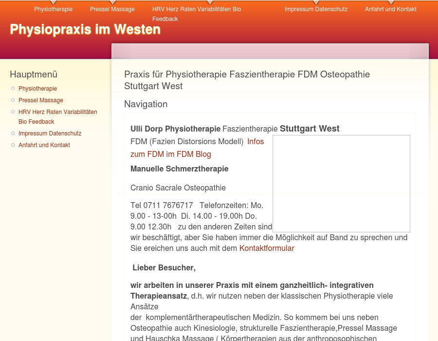 Dorp Ulrich Physiotherapie Stuttgart-West