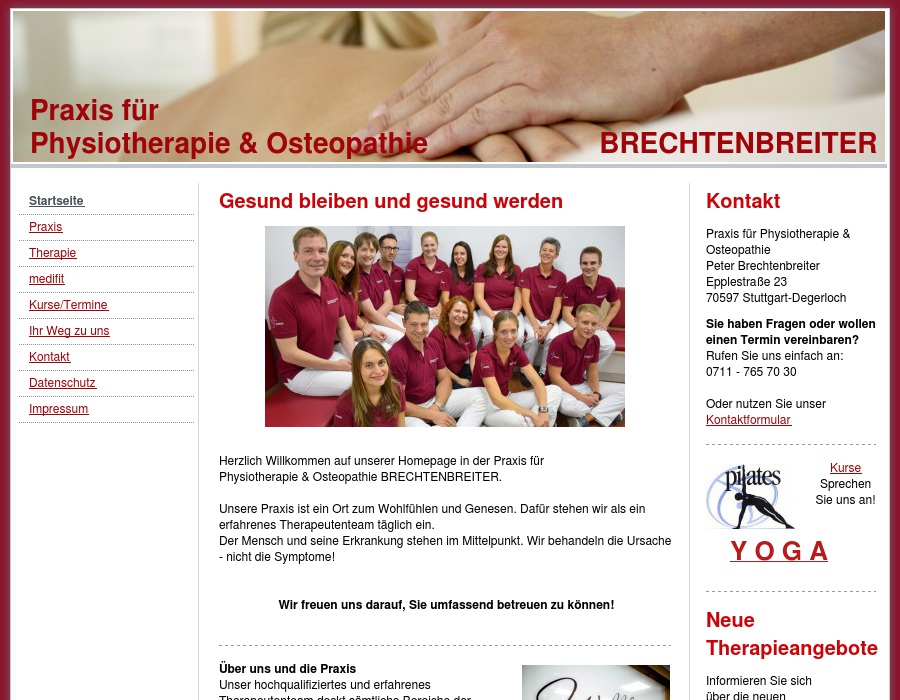 Brechtenbreiter Praxis für Physiotherapie &. Osteopathie