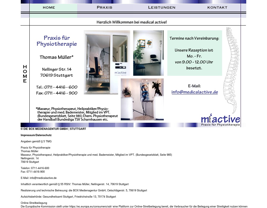 Krankengymnastik Müller Thomas