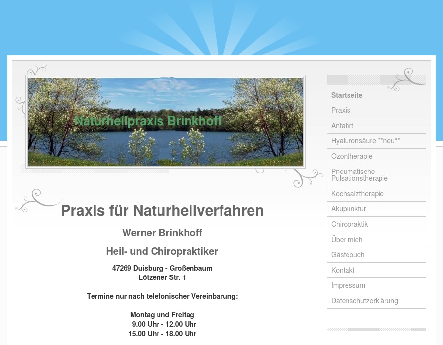 BRINKHOFF WERNER Praxis für Naturheilverfahren