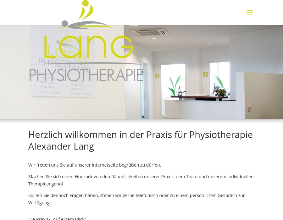 Lang Alexander Physiotherapie u. Osteopathie