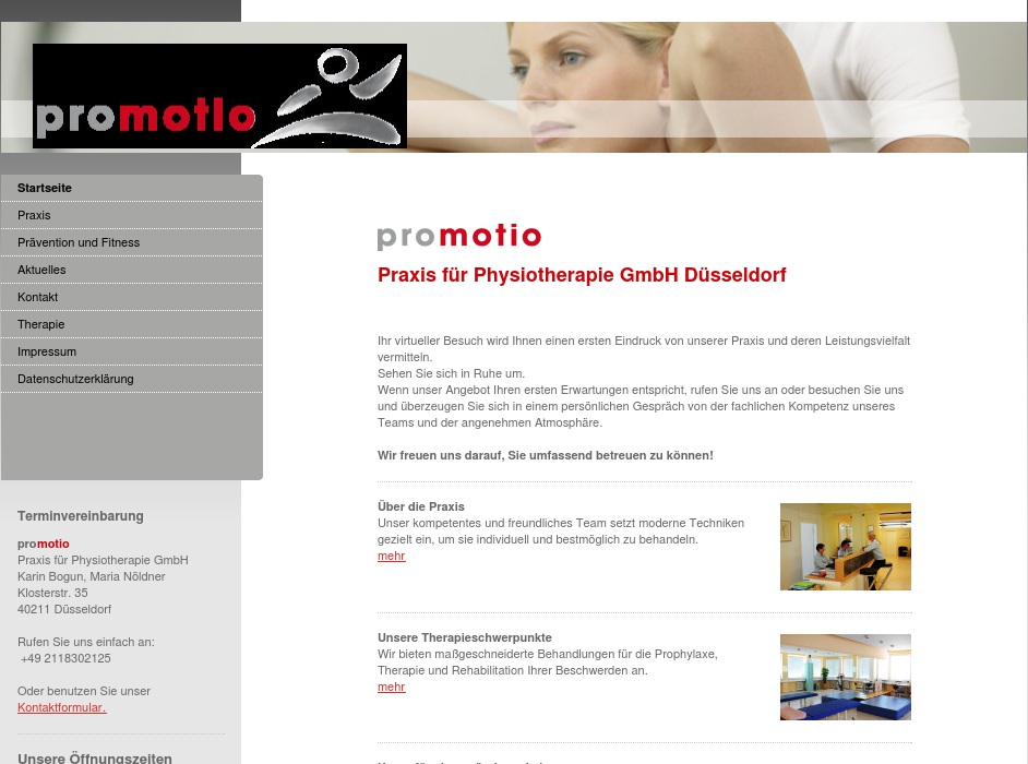 Aufbautraining pro motio