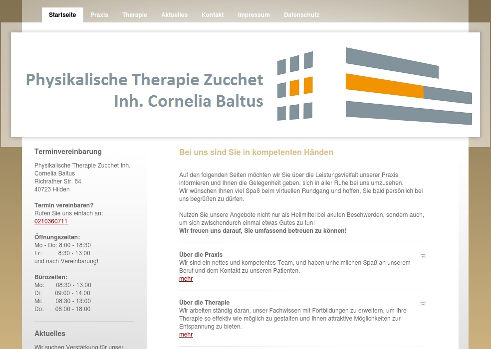 Physiotherapie Zucchet