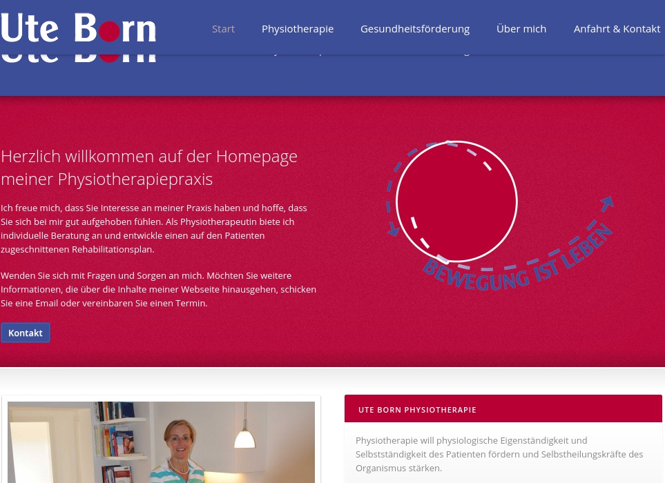 Born Ute Physiotherapie und Krankengymnastik