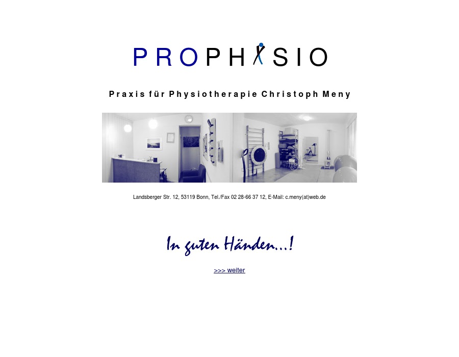 Prophysio-Meny.de
