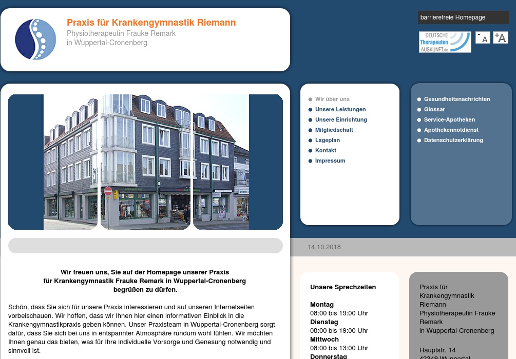 Krankengymnastikpraxis Riemann