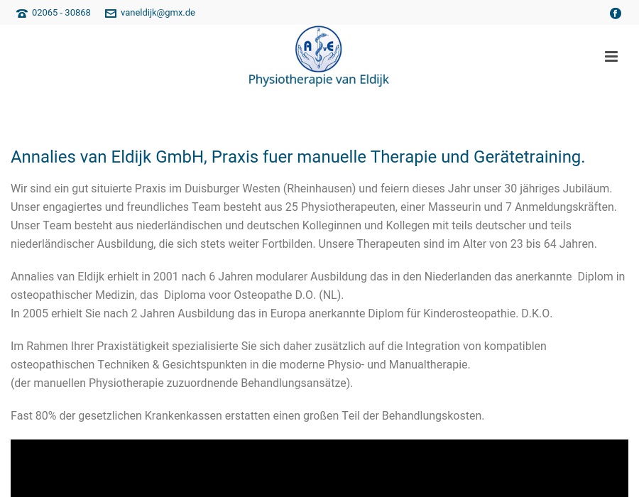 Eldijk Annalies van Physiotherapie