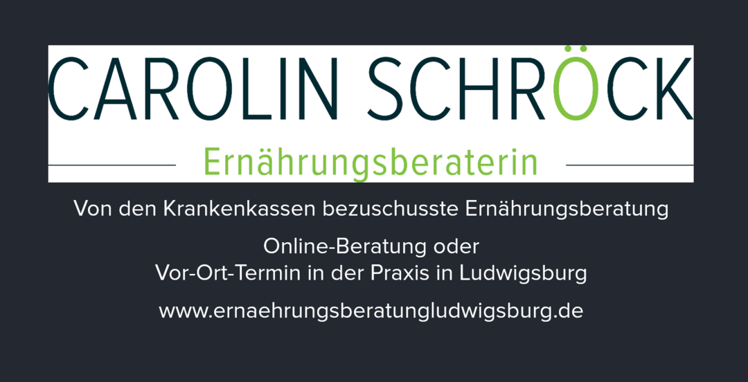 Logo: Ernährungsberatung Ludwigsburg, Carolin Schröck