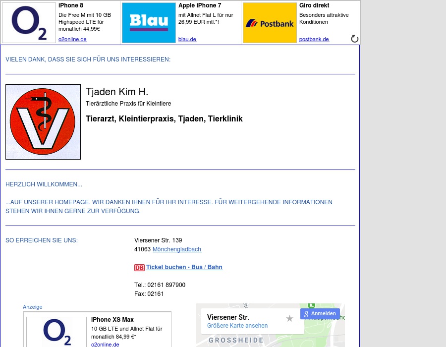 Kleintierpraxis Tjaden Kim H.