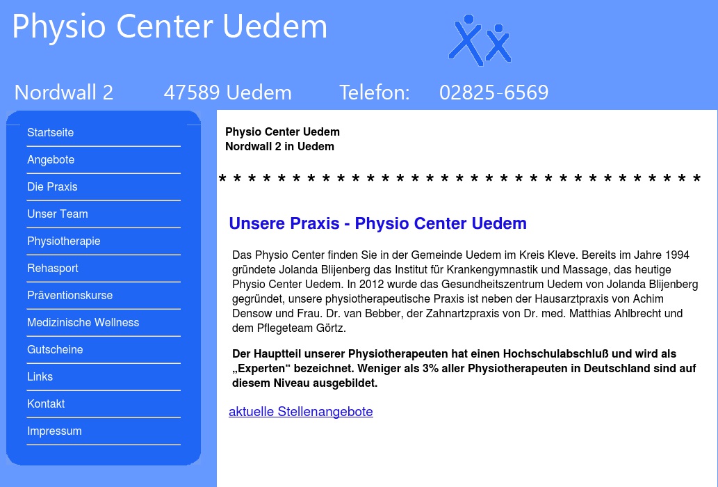 Physio Center Uedem Blijenberg