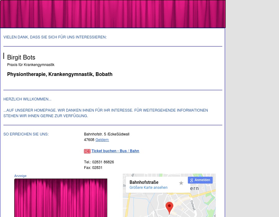 Bots Birgit Praxis für Krankengymnastik