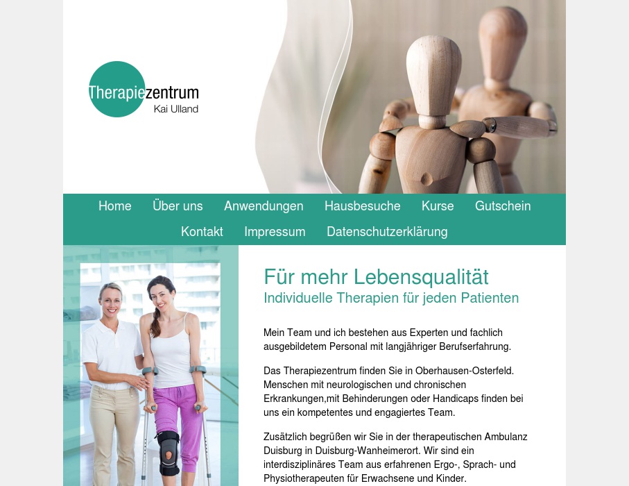 Therapiezentrum Ulland Kai Physiotherapie Krankengymnastik Rehabilitation