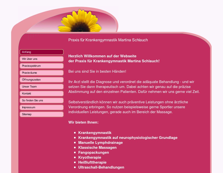 Schlauch Martina Krankengymnastik