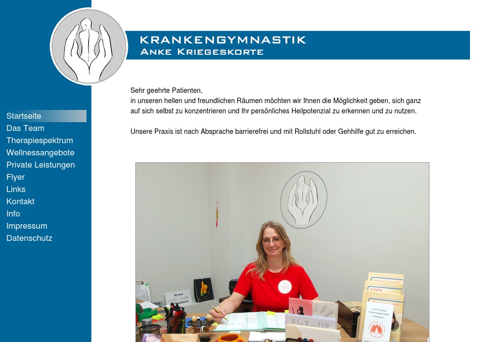 Kriegeskorte Anke Krankengymnastik Praxis
