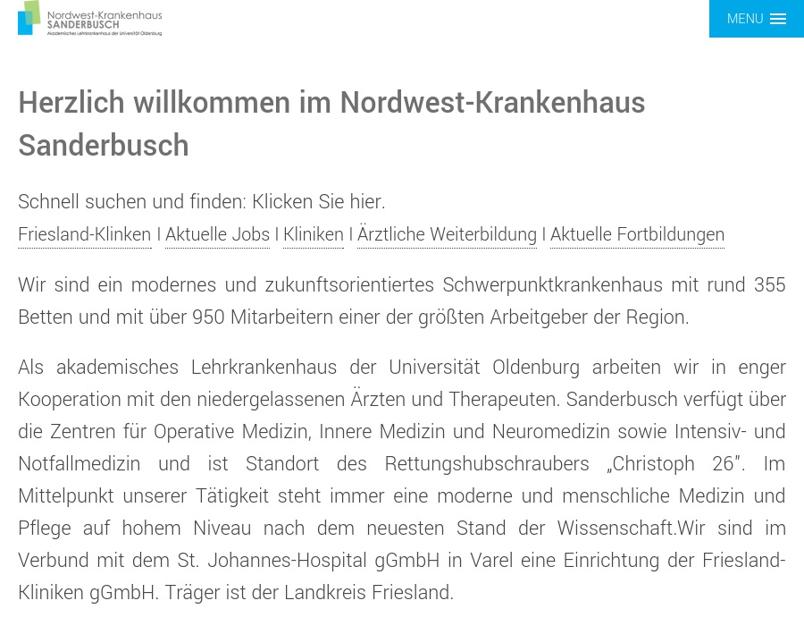 Nordwest-Krankenhaus Sande