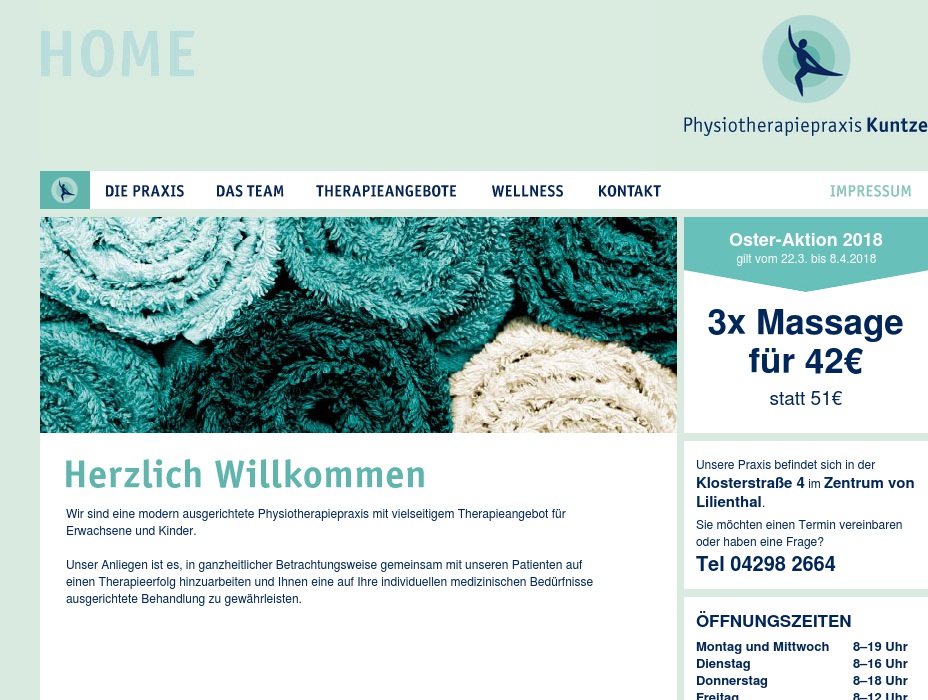Physiotherapiepraxis Kuntze