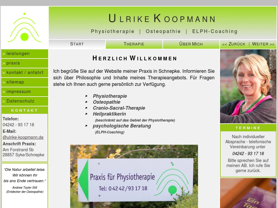 Koopmann Ulrike/Praxis für ganzheitliche Physiotherapie