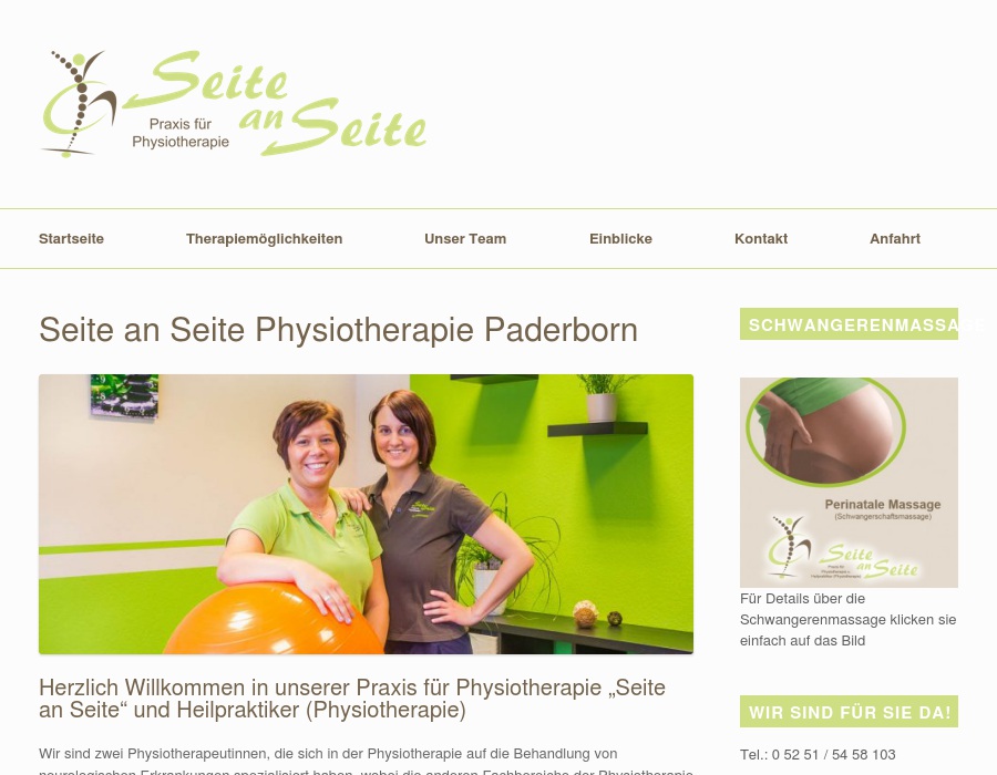 Seite an Seite Praxis für Physiotherapie