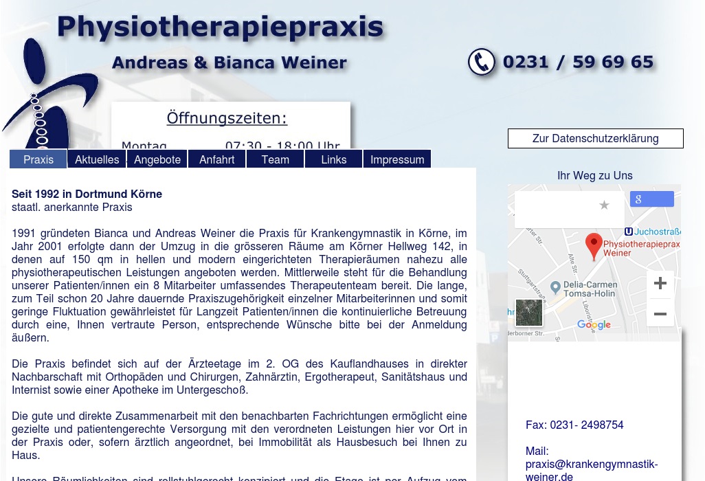 Weiner Andreas Physiotherapeut