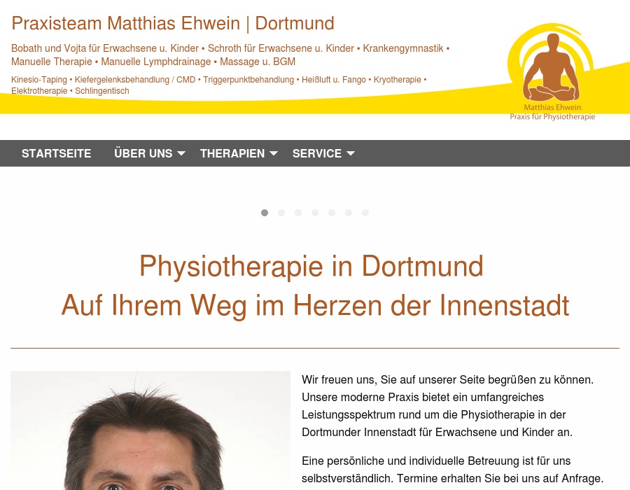 Ehwein Praxis für Physiotherapie Krankengymnastik und Massagen