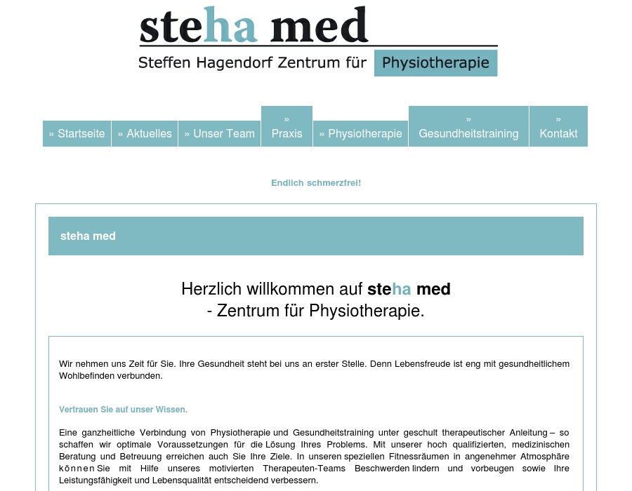 Hagendorf Steffen steha med - Zentrum für Physiotherapie