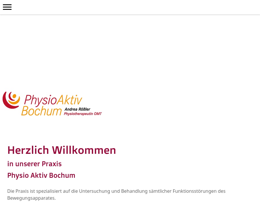 Physio Aktiv Bochum, Rößler Andrea