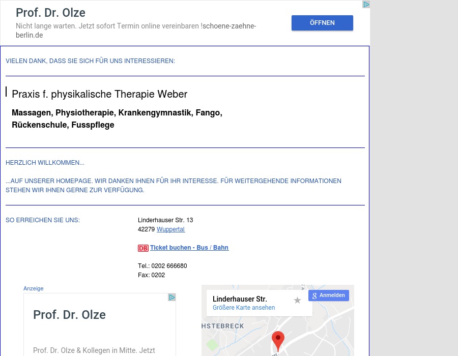 Physiotherapie Weber