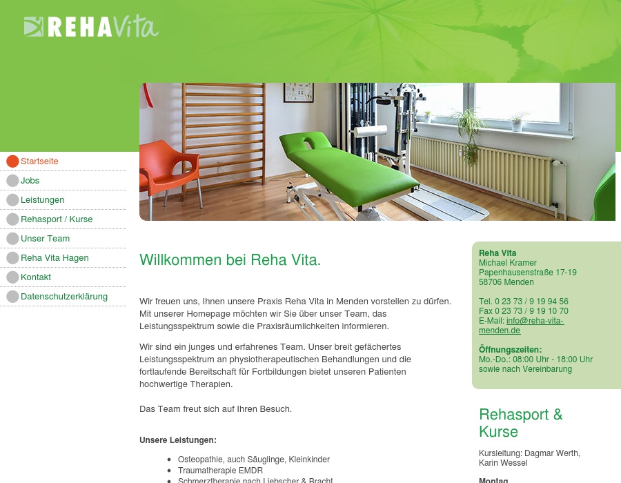 RehaVita Osteopathie & Physiotherapie Michael Kramer