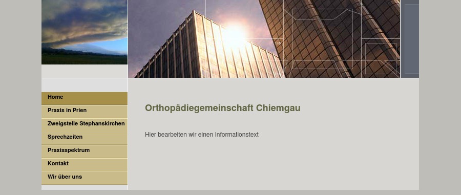 Orthopädiememienschaft Chiembau Drath M. Dr., Schlitter. M.