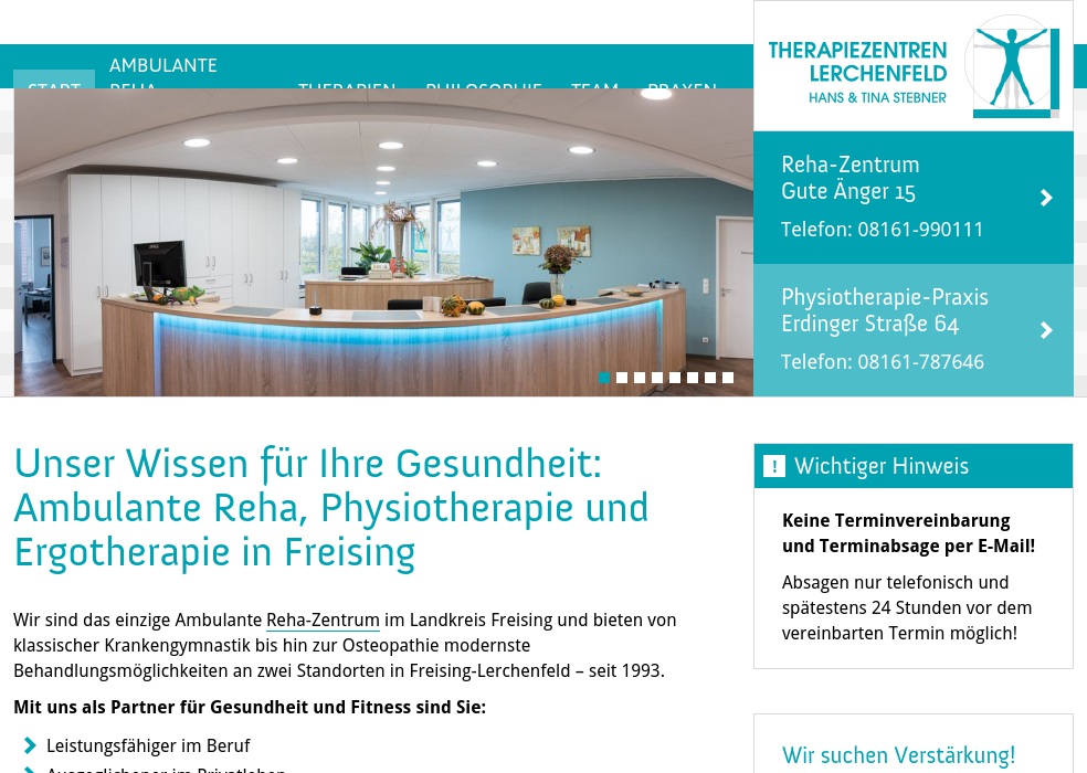 Therapiezentren Lerchenfeld