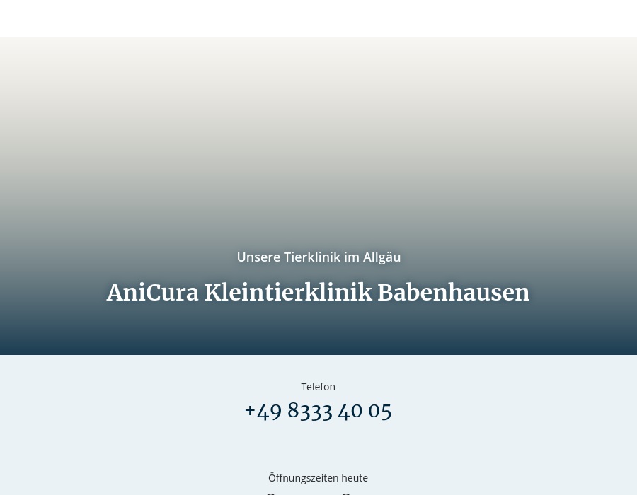 Tierärztliche Klinik Medl Susanne Dr.