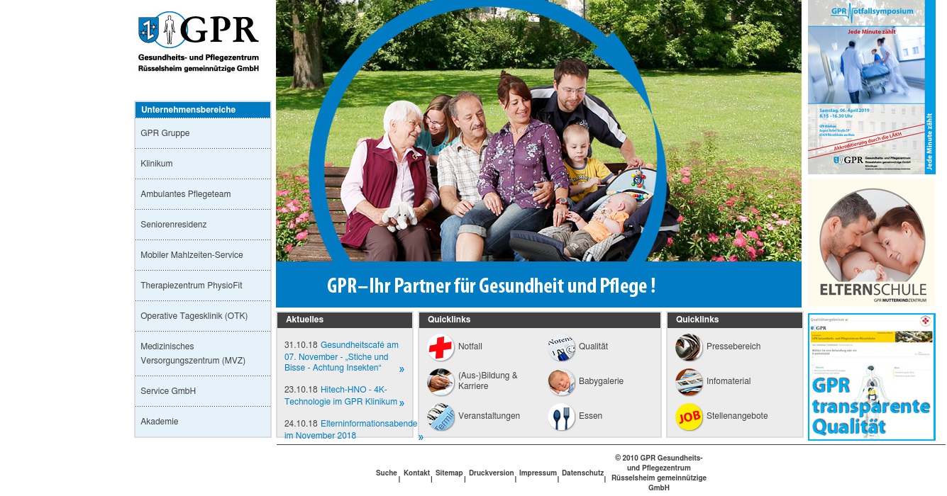 GPR Gesundheits- u. Pflegezentrum Rüsselsheim gGmbH