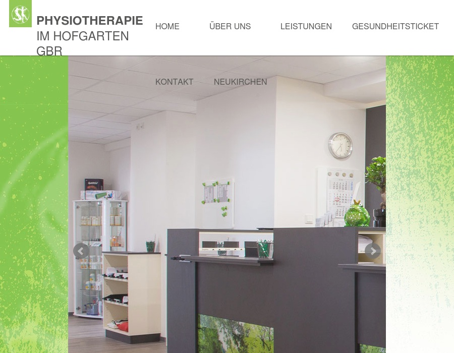 Physiotherapie und Osteopathie im Hofgarten