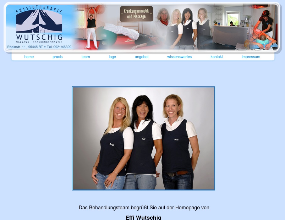 Wutschig Physiotherapie