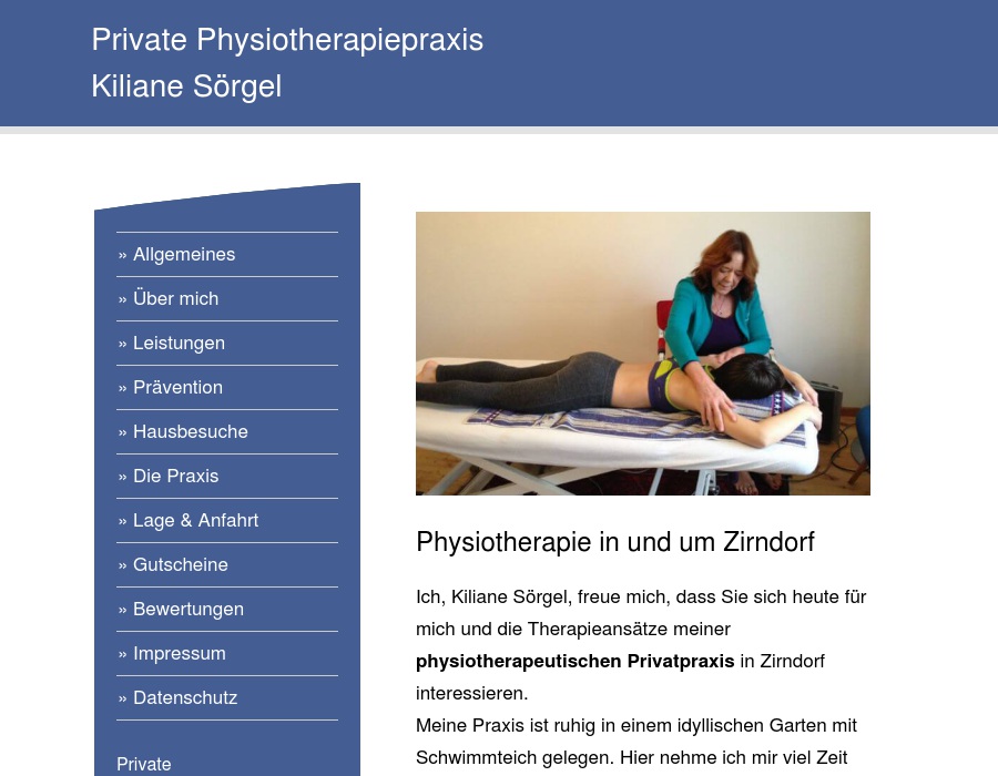 Private Physiotherapiepraxis Kiliane Sörgel