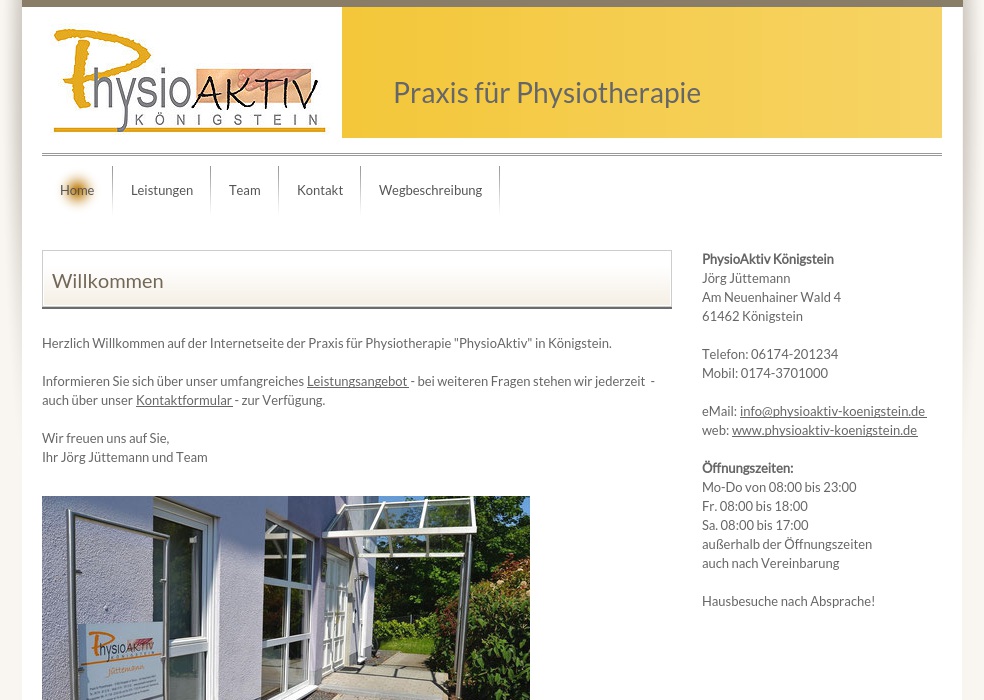 Physio Aktiv Königstein Jörg Jüttemann