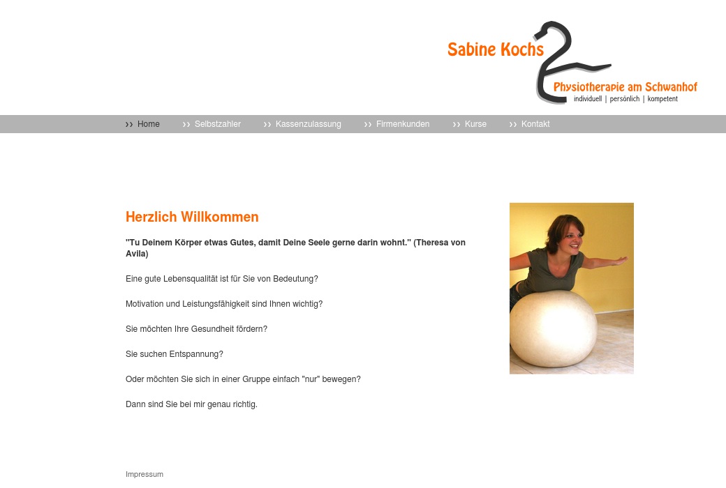 Kochs Sabine Physiotherapie am Schwanhof