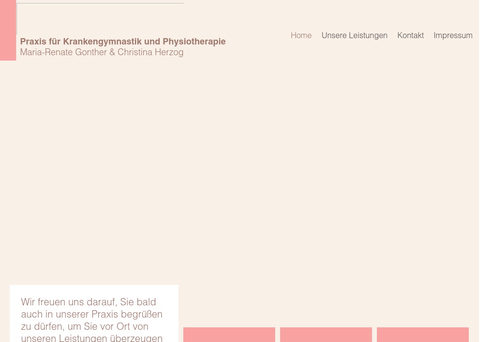 Praxis für Krankengymnastik und Physiotherapie - Maria Renate Gonther / Christina Herzog