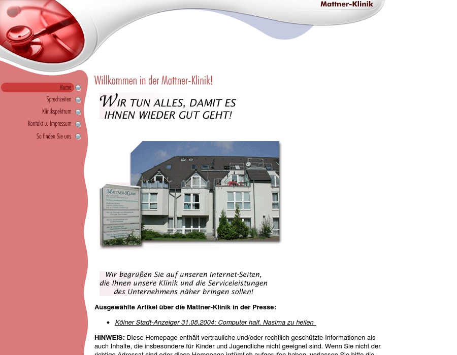 MATTNER Joachim C. Facharzt für Chirurgie