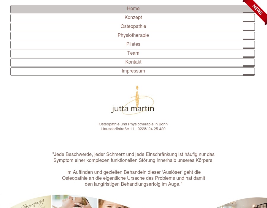Bonner Praxis für Osteopathie Jutta Martin
